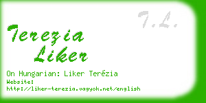 terezia liker business card