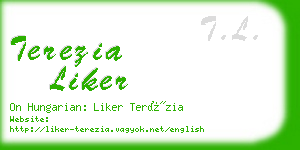 terezia liker business card